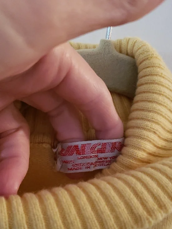 Light Yellow Turtleneck Sweater - Women's Cozy Knit - Picture 3 of 13